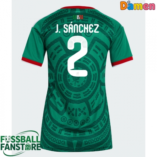 Mexiko Jorge Sanchez #2 Replik Heimtrikot Damen WM 2026 Kurzarm
